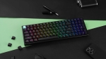 Keychron K4 HE Standard Edition Black QMK/VIA Hot-swappable Безжична геймърска механична клавиатура с Gateron Double-Rail Magnetic Nebula регулируеми суичове