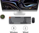 Keychron K4 V2 Full-Size 96% RGB LED Безжична геймърска механична клавиатура с Gateron G Pro Brown суичове