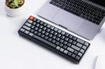 Keychron K6 Aluminum 65% RGB LED Геймърска механична клавиатура с Gateron G Pro Blue суичове