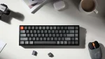 Keychron K6 Aluminum 65% RGB LED Геймърска механична клавиатура с Gateron Red суичове