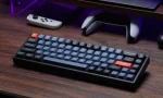 Keychron K6 Pro 65% Aluminum Hot-Swappable RGB Безжична геймърска механична клавиатура с Keychron K Pro Brown суичове