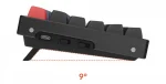 Keychron K8 Pro QMK TKL RGB Hot-Swappable Plastic Безжична геймърска механична клавиатура с Gateron G Pro Brown суичове