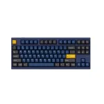 Keychron Lemokey L4 QMK Hot-Swappable Navy Blue Безжична геймърска механична клавиатура с Keychron Super Brown суичове