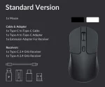 Keychron M3 Wireless Matte White Безжична геймърска мишка