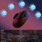 Keychron M7 8К Black Безжична геймърска мишка