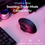 Keychron M7 8К Black Безжична геймърска мишка