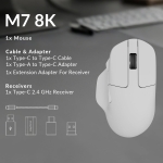 Keychron M7 8К Black Безжична геймърска мишка