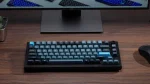 Keychron Q1 Pro Carbon Black QMK TKL 75% RGB Безжична геймърска механична клавиатура с Keychron K Pro Brown суичове