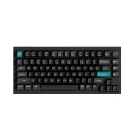 Keychron Q1 Ultra 8K Black Безжична геймърска механична клавиатура с Keychron Silk POM Banana суичове