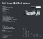 Keychron Q13 Max Alice Layout Carbon Black Безжична геймърска механична клавиатура с Gateron Jupiter Brown суичове