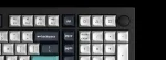 Keychron Q5 Max QMK/VIA Hot-Swappable Knob Carbon Black Безжична геймърска механична клавиатура с Gateron Jupiter Banana суичове