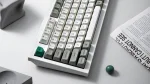 Keychron Q5 Max QMKVIA Hot-Swappable Knob Shell White Безжична геймърска механична клавиатура с Gateron Jupiter Brown суичове