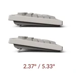 Keychron R6 QMK Retro Безжична геймърска механична клавиатура с Keychron Super Banana суичове