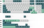 Keychron White Mint Cherry Profile Double-Shot PBT Full Set 219 Комплект капачки за механични клавиатури