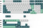 Keychron White Mint Cherry Profile Double-Shot PBT Full Set 219 Комплект капачки за механични клавиатури