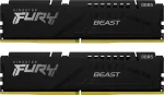 Kingston FURY Beast Black 16GB (2x8), DDR5, 6000 MHz, CL30, AMD EXPO & Intel XMP Рам памет