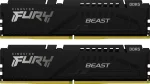 Kingston FURY Beast Black 64GB (2x32), DDR5, 5200 MHz, CL40, Intel XMP и AMD EXPO Рам памет
