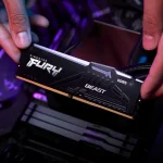 Kingston FURY Beast Black RGB 32GB (2x16), DDR5, 6400 MHz, CL32, AMD EXPO & Intel XMP Рам памет