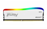 Kingston FURY Beast White RGB 16GB (2x8) DDR4 3200 CL16 Рам памет