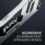 Kingston FURY Renegade Silver/Black 24GB (1x24), DDR5, 8400 MHz, CL40, Intel XMP Рам памет