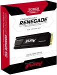 Kingston Fury Renegade Heatsink 500GB M.2 PCIe 4.0 NVMe SSD Диск