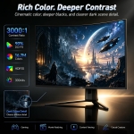 KOORUI 32E6QC 31.5" VA, 170Hz, 1ms, QHD (2560 x 1440), Adaptive Sync, HDR10, 1500R Извит геймърски монитор