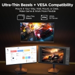 KOORUI G2511E 24.5" IPS, 320Hz, 1ms, Full HD (1920 x 1080), Adaptive Sync, VESA Display HDR400, 95% DCI-P3 Геймърски монитор