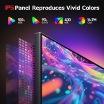 KOORUI G2721P 27" IPS, 200Hz, 1ms, QHD (2560 x 1440), Adaptive Sync, VESA Display HDR400 Геймърски монитор
