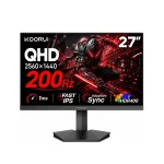 KOORUI G2721P 27" IPS, 200Hz, 1ms, QHD (2560 x 1440), Adaptive Sync, VESA Display HDR400 Геймърски монитор