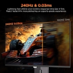 KOORUI S3241XO 31.5" QD-OLED, 240Hz, 0.03ms, 4K UHD (3840 x 2160), AMD FreeSync Premium, VESA DisplayHDR True Black 400 Геймърски монитор