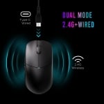 Lamzu Atlantis Mini 4K Charcoal Black Wireless Безжична геймърска мишка