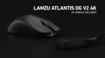 Lamzu Atlantis OG V2 4K Charcoal Black Wireless Безжична геймърска мишка