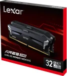 Lexar ARES OC Black 32GB (2x16), DDR5, 6000 MHz, CL32, Intel XMP / AMD EXPO Рам памет