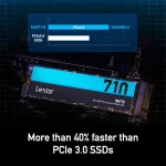 Lexar NM710 500GB M.2 2280 PCIe 4.0 NVMe SSD Диск