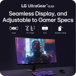 LG UltraGear 27GX704A-B 27" WOLED, 240Hz, 0.03ms, QHD (2560 x 1440), FreeSync Premium Pro, DisplayHDR True Black 400 Геймърски монитор