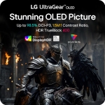 LG UltraGear 27GX704A-B 27" WOLED, 240Hz, 0.03ms, QHD (2560 x 1440), FreeSync Premium Pro, DisplayHDR True Black 400 Геймърски монитор