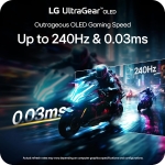 LG UltraGear 27GX704A-B 27" WOLED, 240Hz, 0.03ms, QHD (2560 x 1440), FreeSync Premium Pro, DisplayHDR True Black 400 Геймърски монитор
