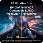 LG UltraGear 27GX790B-B 27" OLED, Dual Mode QHD 540Hz / HD 720Hz, 0.02ms, QHD (2560 x 1440), AMD FreeSync Premium Pro, VESA DisplayHDR True Black 500 Геймърски монитор
