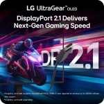 LG UltraGear 27GX790B-B 27" OLED, Dual Mode QHD 540Hz / HD 720Hz, 0.02ms, QHD (2560 x 1440), AMD FreeSync Premium Pro, VESA DisplayHDR True Black 500 Геймърски монитор