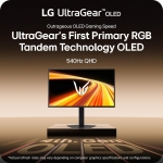 LG UltraGear 27GX790B-B 27" OLED, Dual Mode QHD 540Hz / HD 720Hz, 0.02ms, QHD (2560 x 1440), AMD FreeSync Premium Pro, VESA DisplayHDR True Black 500 Геймърски монитор