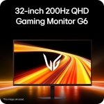 LG UltraGear 32G620B-B 32" IPS, 200Hz, 1ms, QHD (2560 x 1440), AMD FreeSync Premium, G-SYNC Compatible, HDR10 Геймърски монитор
