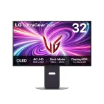 LG UltraGear 32GS95UV-B 31.5" OLED, 480Hz. 0.03 ms, 4K UHD (3840 x 2160), DisplayHDR True Black 400, AMD FreeSync Premium Pro, DTS Virtual:X Spatial Sound Геймърски монитор