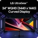 LG UltraGear 34G630A-B 34" VA, 240Hz, 1ms, WQHD (3440 x 1440), AMD FreeSync Premium, DisplayHDR 400, 1500R Извит геймърски монитор