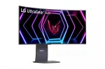 LG UltraGear 39GS95QE-B 39 OLED, 240Hz, 0.03ms, 219, WQHD (3440 x 1440), FreeSync Premium Pro, HDR 10, 800R Curved Извит геймърски монитор