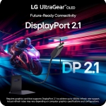 LG UltraGear 45GX950A-B 44.5" OLED, 330Hz / 165Hz, 0.03ms, 21:9 5K2K WUHD (5120 x 2160), AMD FreeSync Premium Pro, VESA DisplayHDR True Black 400. 800R Извит геймърски монитор