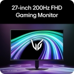 LG UltraGear G5 27G523B-B 27" IPS, 200Hz, 1ms, Full HD (1920 x 1080), AMD FreeSync Premium, G-SYNC Compatible, HDR10 Геймърски монитор