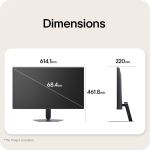 LG UltraGear G5 27G523B-B 27" IPS, 200Hz, 1ms, Full HD (1920 x 1080), AMD FreeSync Premium, G-SYNC Compatible, HDR10 Геймърски монитор