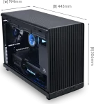 Lian Li A3-mATX Glass Edition Black Компютърна кутия