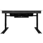 Lian Li DK07X Black Електрическо бюро с вградена компютърна кутия