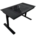 Lian Li DK07X Black Електрическо бюро с вградена компютърна кутия